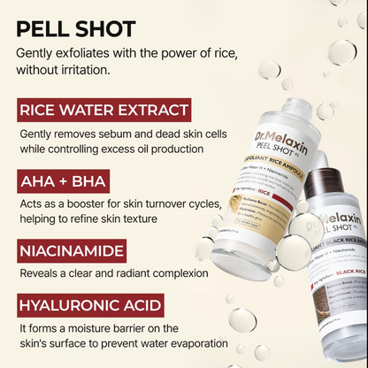 VIRAL Peel Shot Serum Set (Toner + Exfoliant)